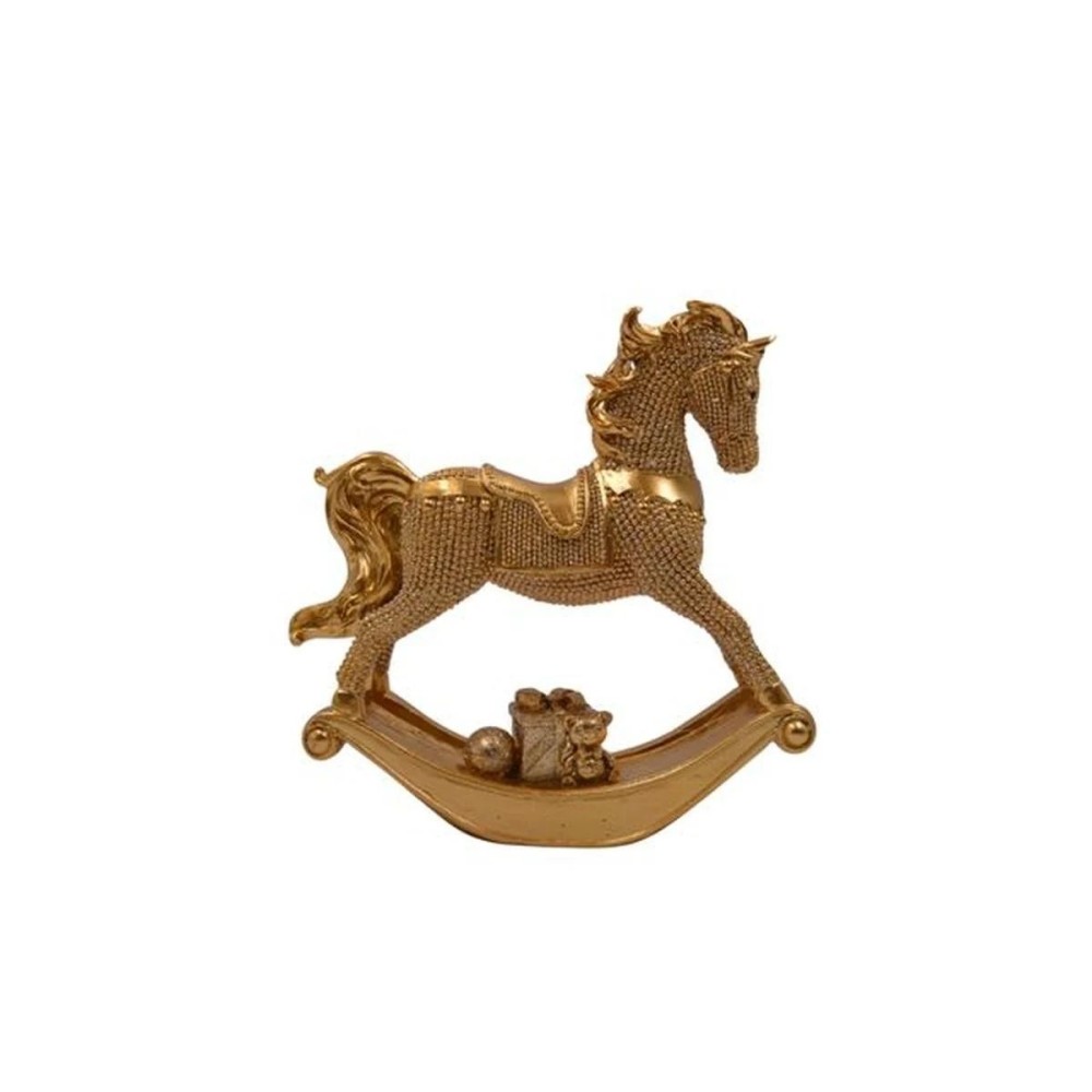 CAVALLO RESINA ORO MED. CM15X15